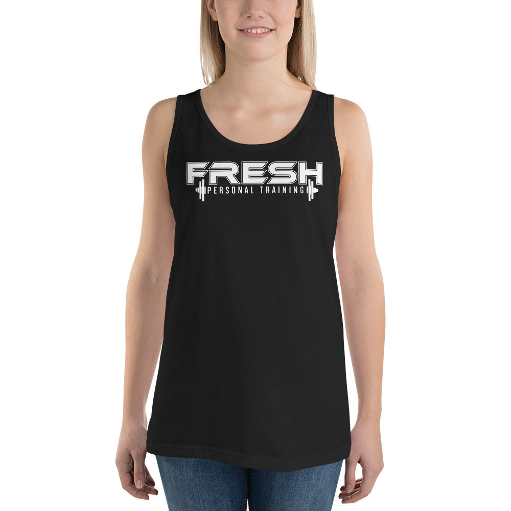 Fresh Black Unisex Tank Top
