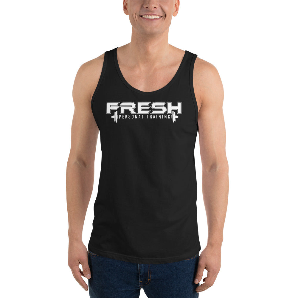 Fresh Black Unisex Tank Top