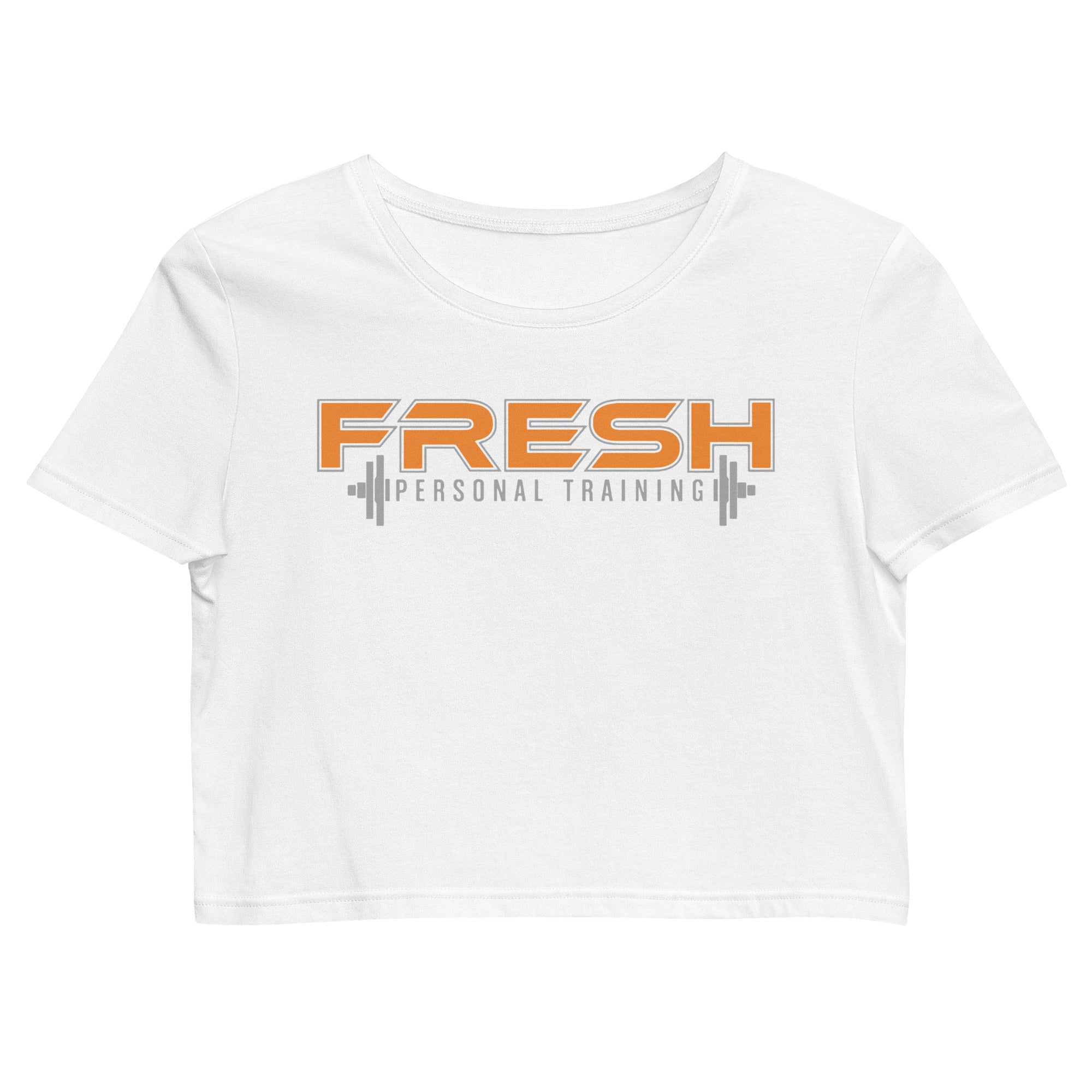 White Organic Crop Top