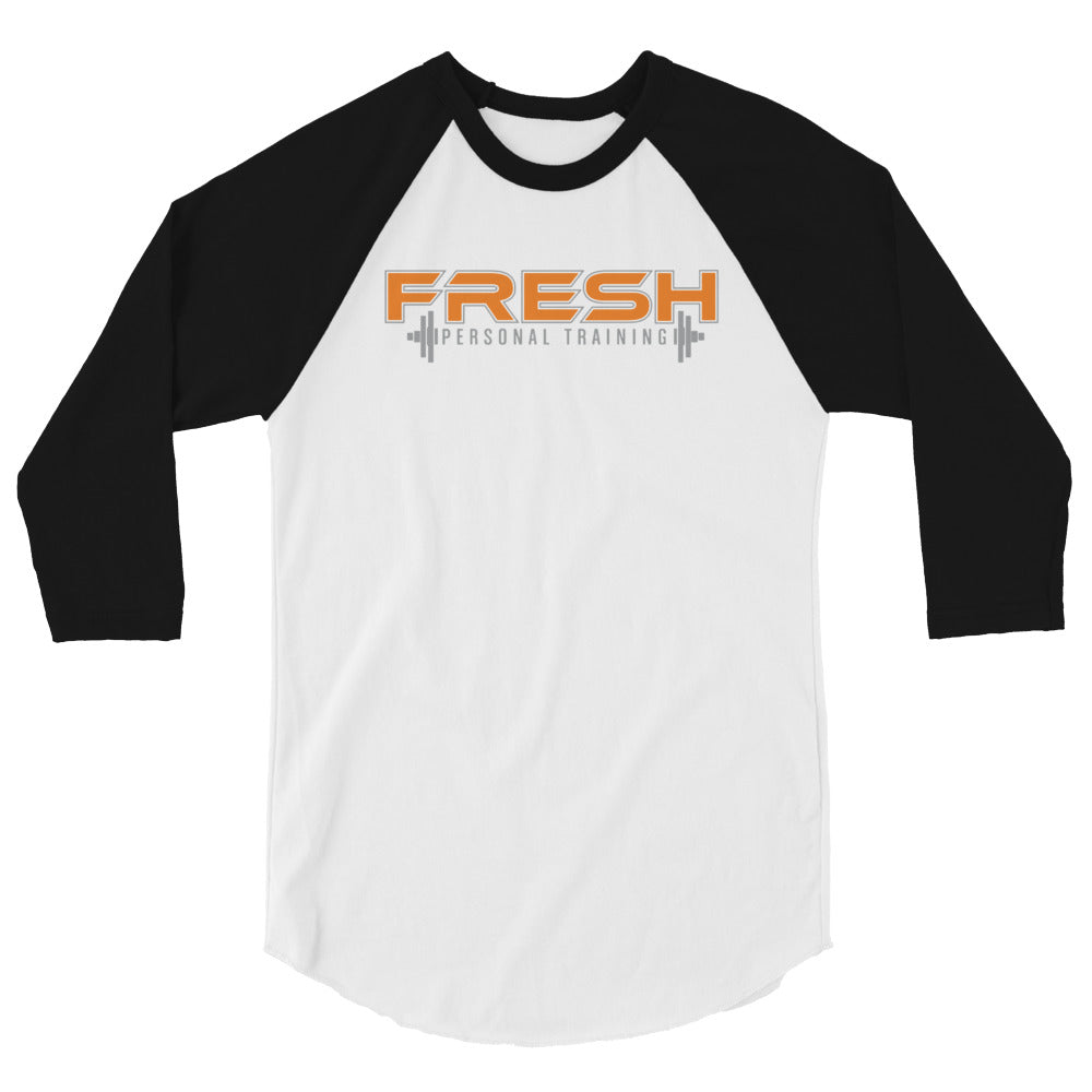 Black and White 3/4 sleeve raglan shirt