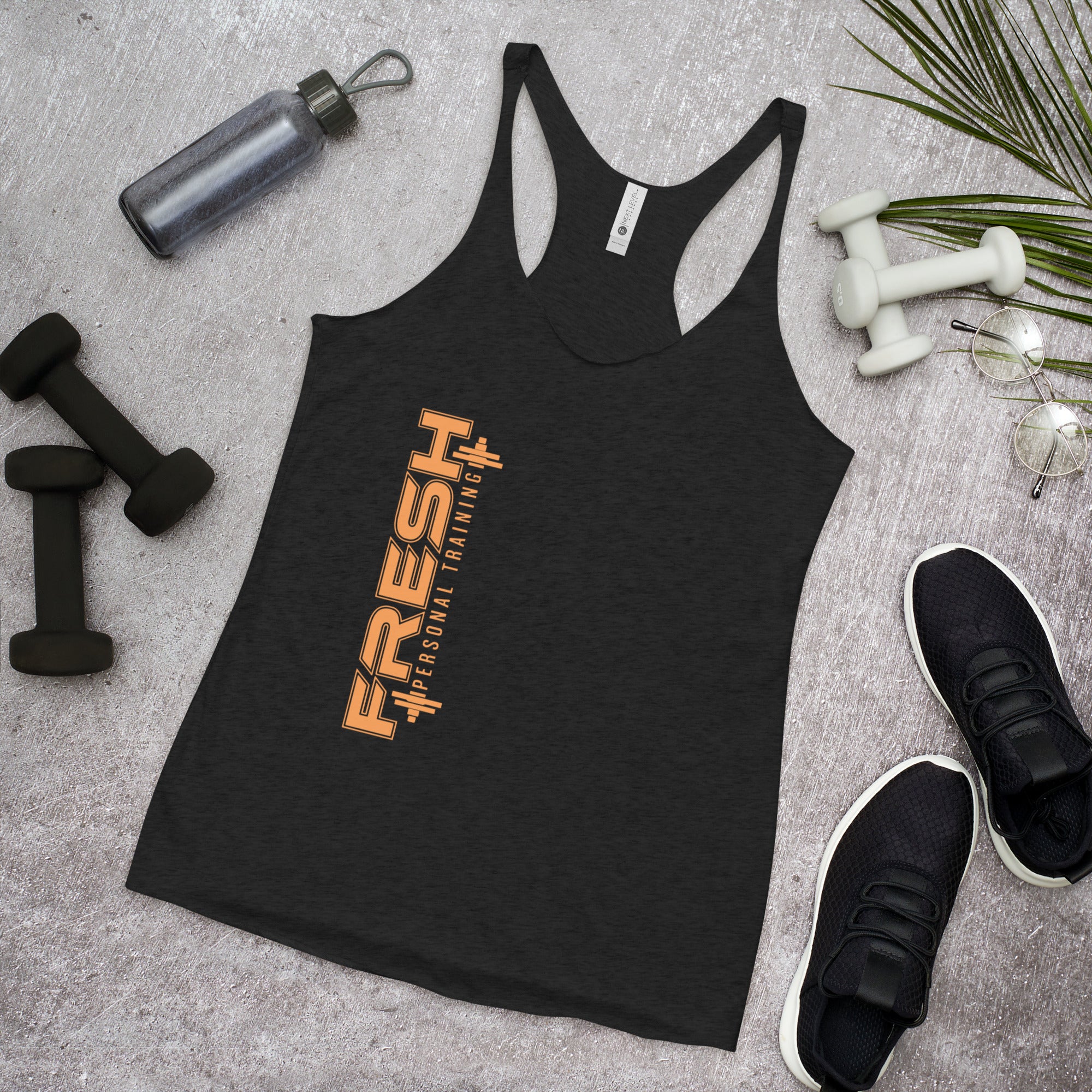 Black Women's Racerback Tank