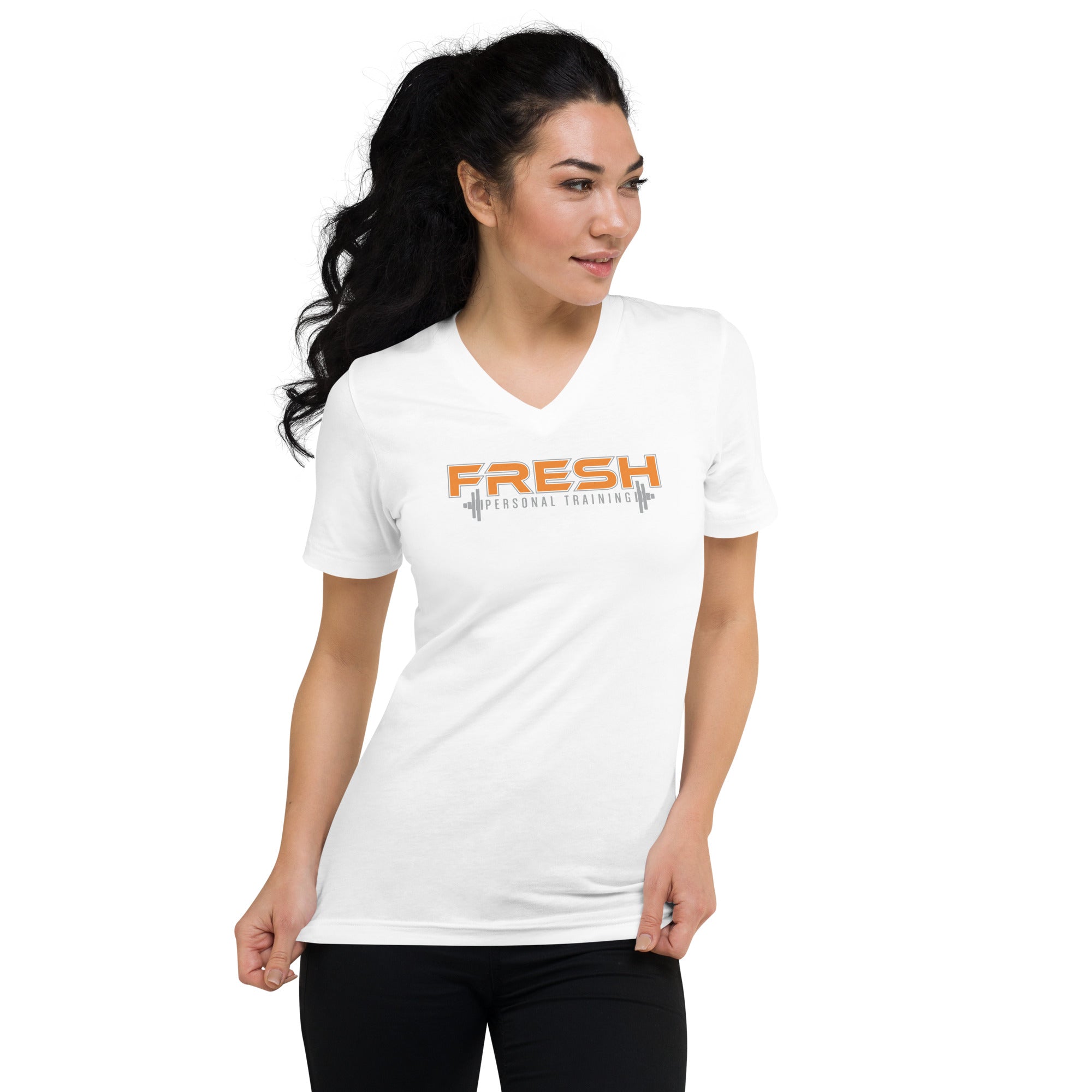 Fresh Unisex Short Sleeve V-Neck T-Shirt